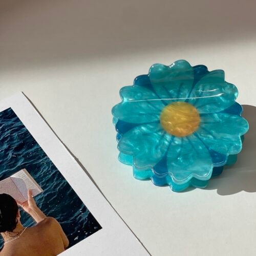 Hair Clip Blue Margherita