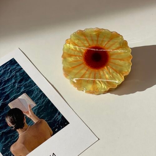 Hair Clip Yellow Margherita