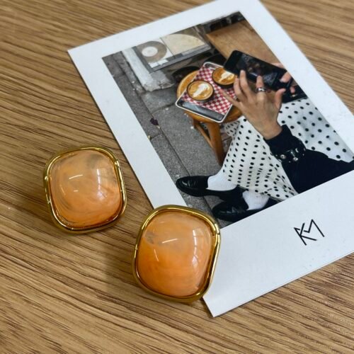 Orange Earrings