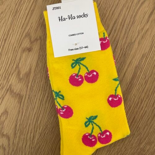 Cherry Yellow Socks