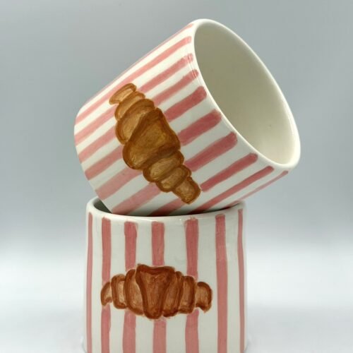 French Bakery Mug - Pink